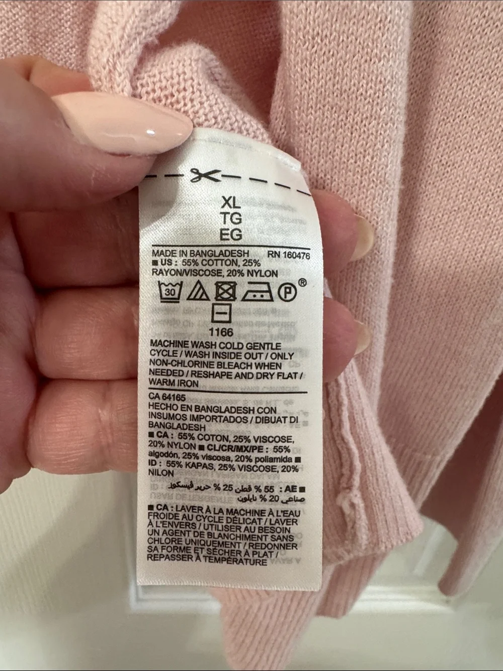 Old Navy Women's Light Pink Open Front Cardigan Sweater Size XL - Picture 3 of 6